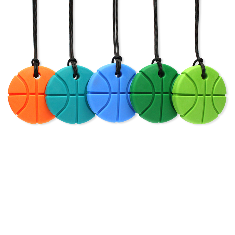 CalmNest Basketball Chew Necklace