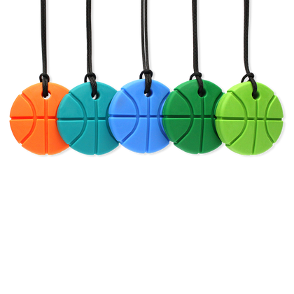 CalmNest Basketball Chew Necklace