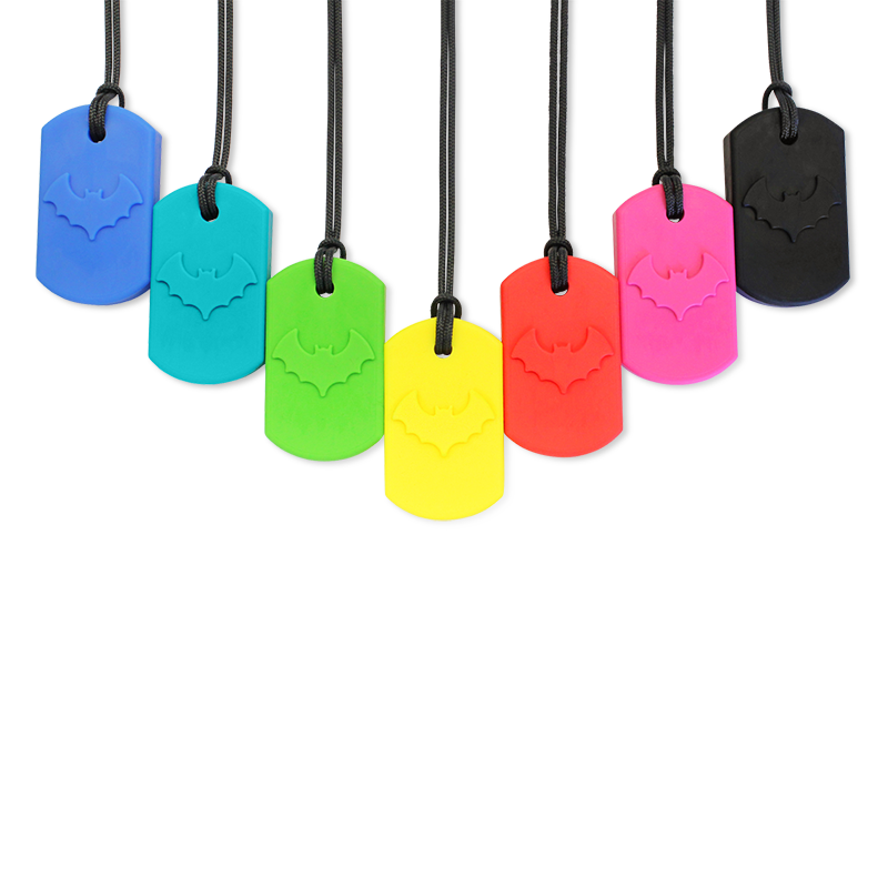 CalmNest Bat Bite Chewelry Necklace
