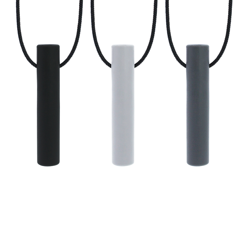 CalmNest Bite Tube Hollow Chew Necklace