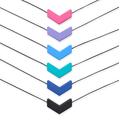 CalmNest Chevron Chew Necklace