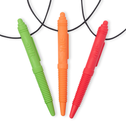 CalmNest Chewable Pen Necklace (Ribbed)