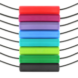 CalmNest Krypto-Bite Chewable Tube Necklace