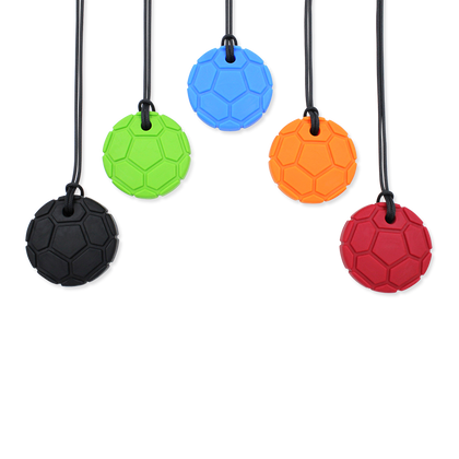 CalmNest occer Ball Chew Necklace