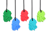 CalmNest Triceratops Dinosaur Chew Necklace